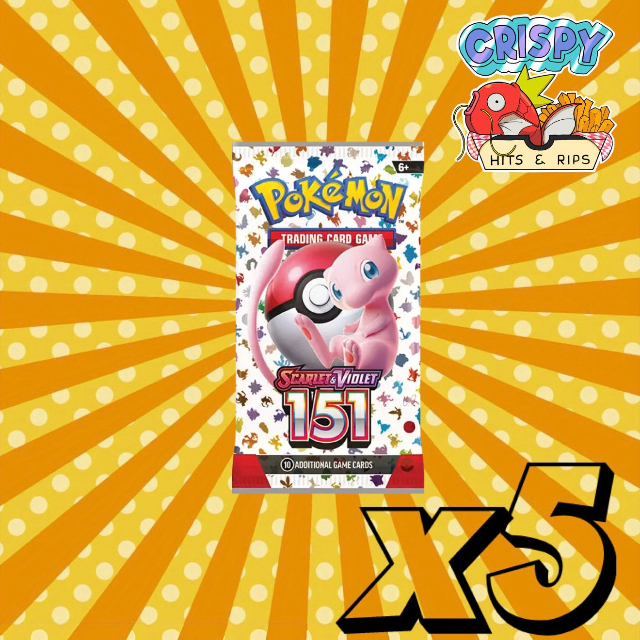 Scarlet & Violet: 151 Booster Pack (x5)