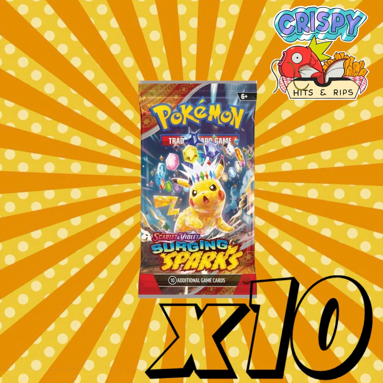 Scarlet & Violet: Surging Sparks Booster Pack (x10)
