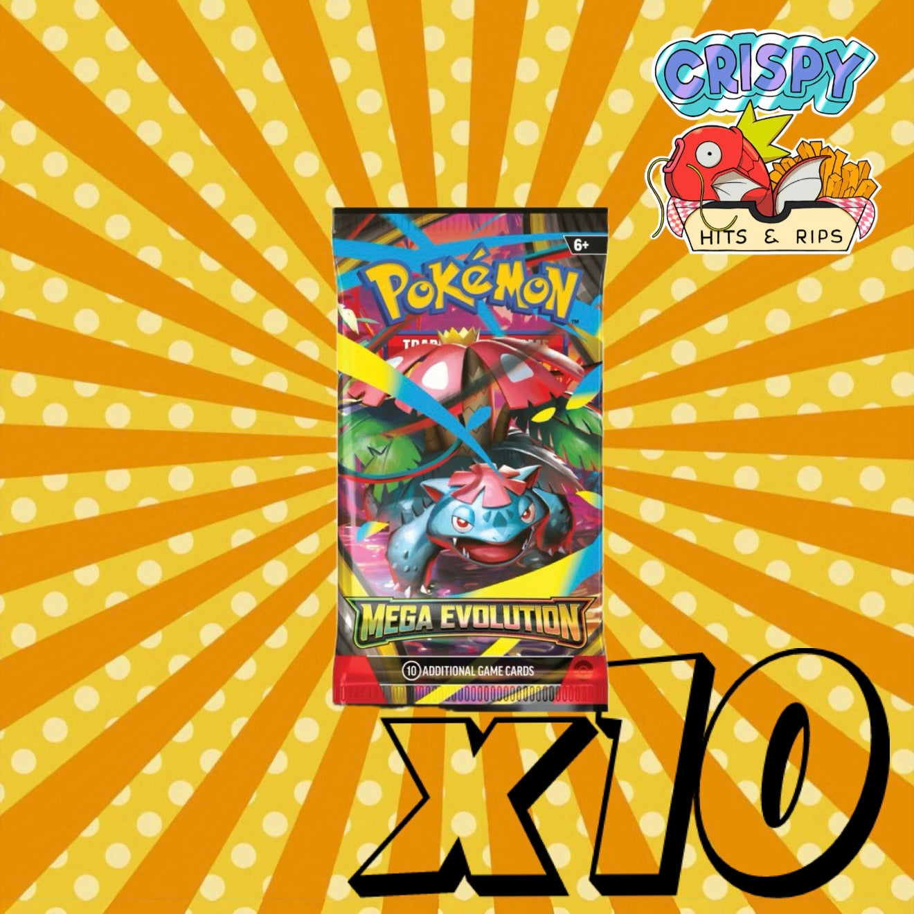 Pokémon: Mega Evolution Booster Pack (x10)